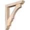 Ekena Millwork Balboa Slat Smooth Bracket w/ Offset Brace, Douglas Fir, 5 1/2"W x 30"D x 34"H BKT0604X30X34BOA06SDF - alternate 1